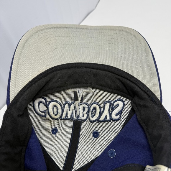 Dallas Cowboys Hat Cap Snap Back Mens Blue White NFL Embroidered Nike - Picture 6 of 6